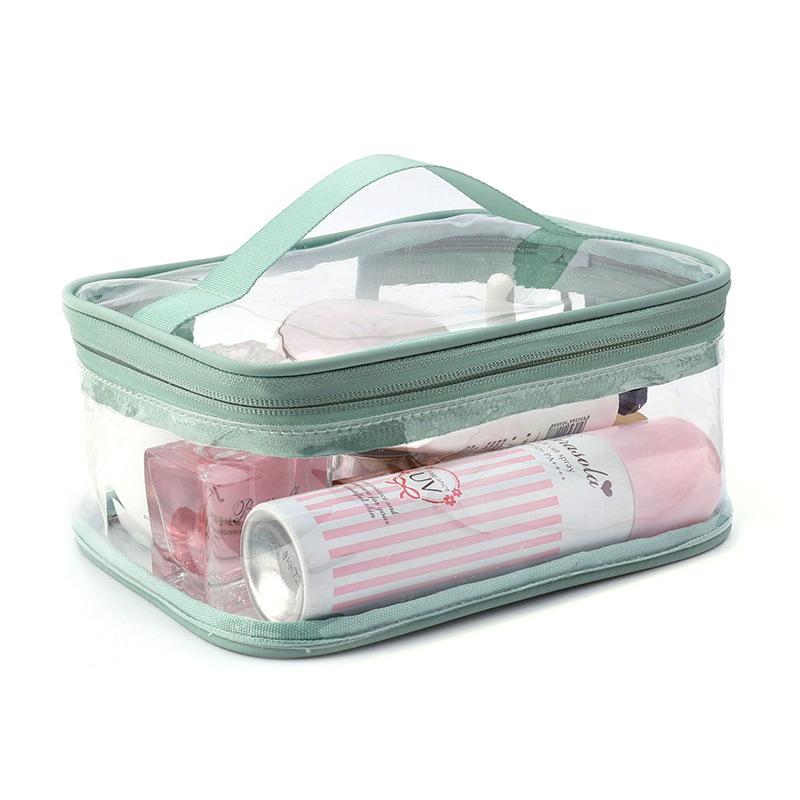 Thickening Transparent Toiletries Bag Waterproof Large Capacity Cosmetic Bag Household Traveling Portable Organizing Storage Bag