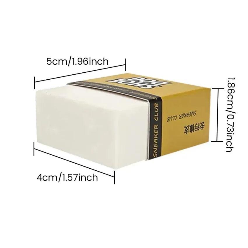 3PCS Clean Shoe Cleaning Eraser Suede Rubber White Shoe Cleaner Shoe Brush Rubber Block Suede Sheepskin Matte Shoes Care Leather