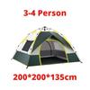 Палатка One-touch, автоматическая, водонепроницаемая, для кемпинга, на 1 человека, на 4 человека, легкая, быстро открывающаяся, портативная, складная, пляжная палатка