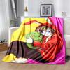 Jj Mikey Maizen Flannel Blanket Soft Warm All-Season Throw, Design for Camping, Car Travel, Hiking Sofa, Bed, Office Perfect Gift for Parties