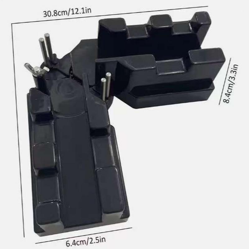 Инструмент для измерения углов и резки 2-в-1 Угломер и стусло Противоскользящий угломер и стусло для деревообработки и столярного дела