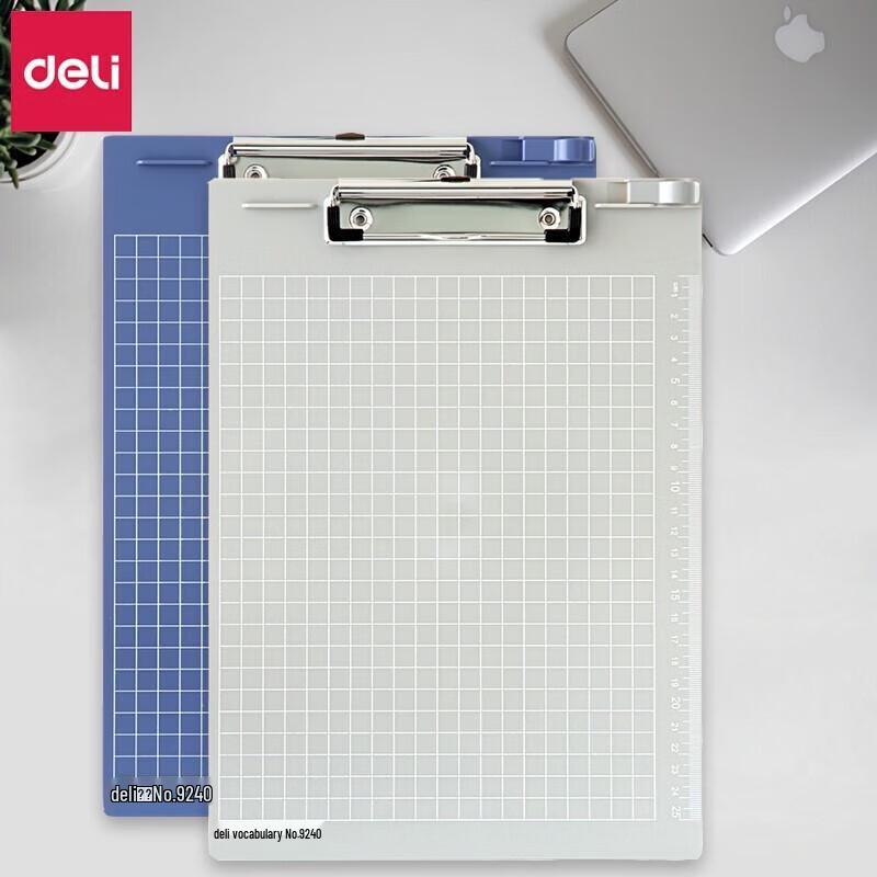 Deli A4 Writing Clipboard with Scale