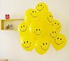 12 дюймов желтые шары с улыбкой украшения для дня рождения шары с принтом улыбки 25 штук