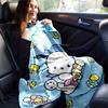 1pc, Sanrio Cute Pochacco Home Decor Blanket: Soft Flannel Throw for Bedroom, Living Room, Travel, Camping, Car, Beach & Office Naps, Perfect Gift for