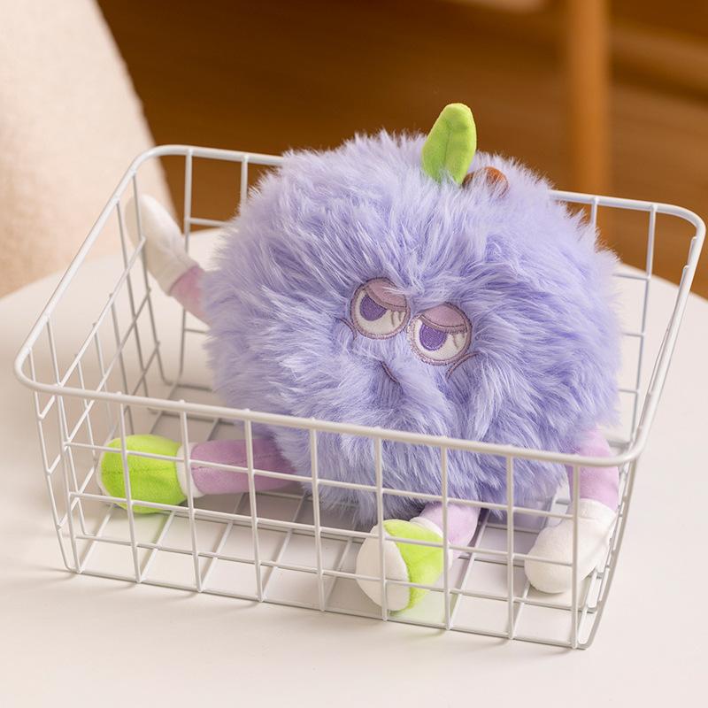 Креативная кукла-фрукт на удачу, плюшевая игрушка, кукла груша, персик, мангостин, подарок для девочки