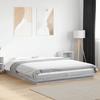 VidaXL Bed Frames Sonoma Grey 160x200 Cm Engineered Wood, Bedroom Furniture, Slatted Base, Pallet Bed, Bed, Bed 3281180