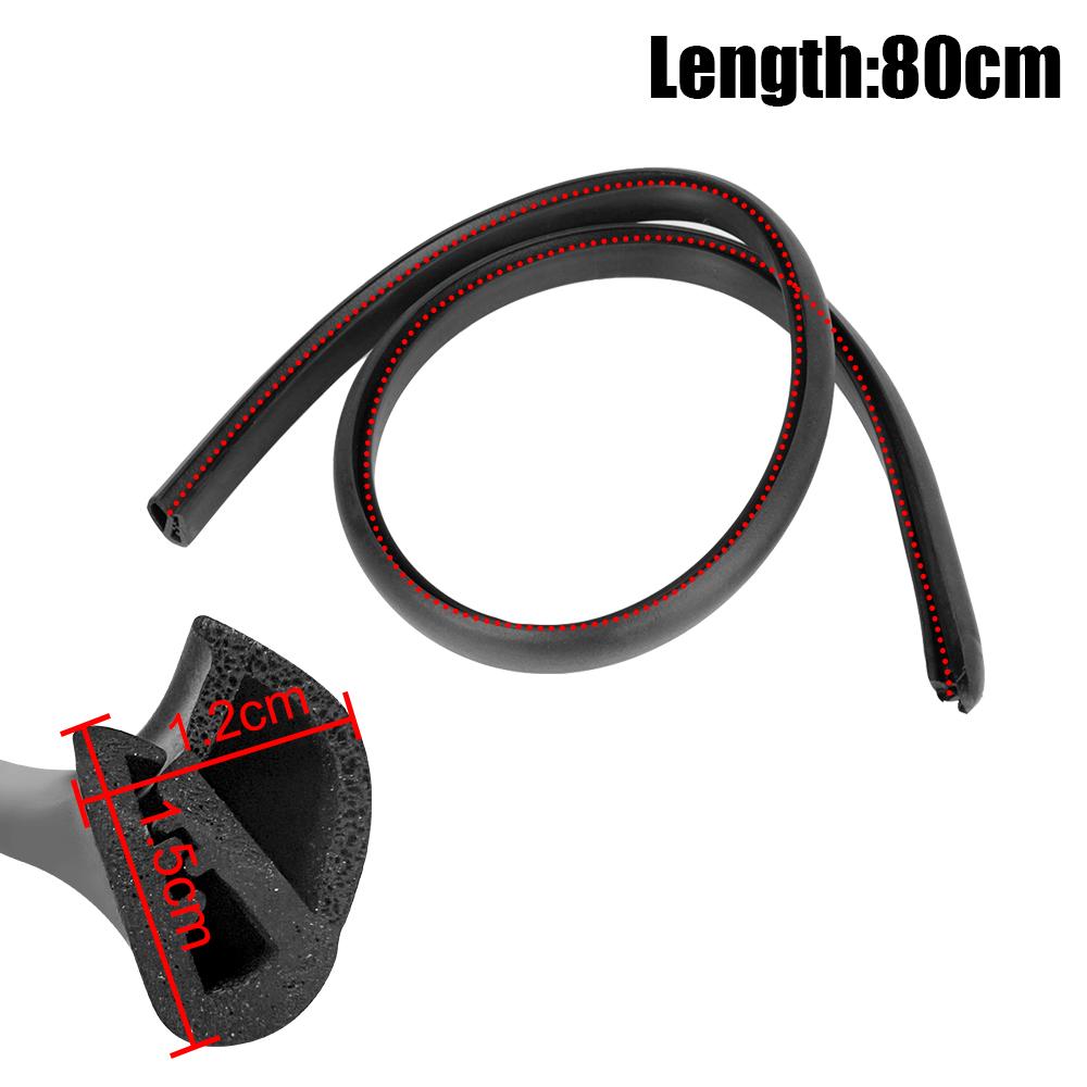 EPDM B стойка шумозащитная защита от ветра 2 шт. аксессуары для автомобильного герметика уплотнитель края двери автомобиля авто уплотнитель защитная наклейка полоски для автомобильного уплотнения