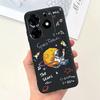Для Tecno Spark 10 Pro 10C Spark 9 Pro 9T Spark 8C Spark 7 Чехол для телефона Черное Небо Луна Ночь Стильный Бампер Оболочка Жидкий Силикон