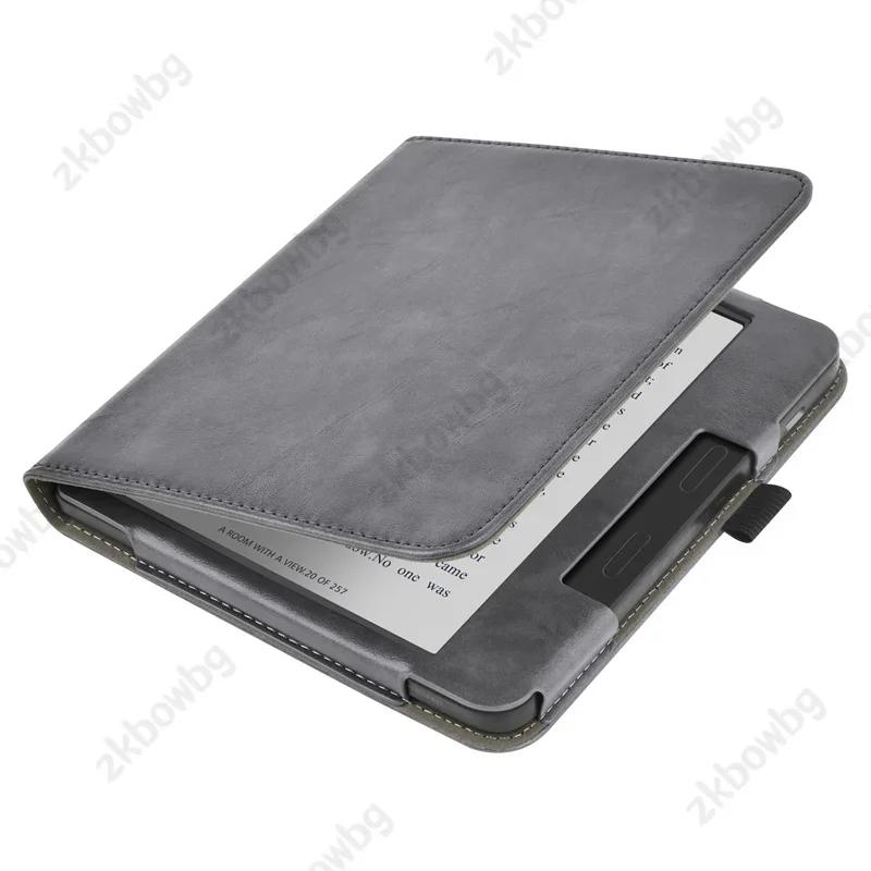 Magnetic Case for Kobo Libra 2 Tolino Vision 6 5 Smart Case for Kobo Libra Color Colour H2O 7'' Ebook HandStrap Cover