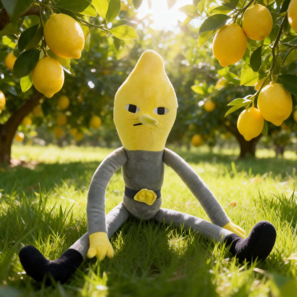 60 см Плюшевая кукла-игрушка Duke of Lemon Games Мультяшные Игровые Сувениры Декор Комнаты Дети Фанаты День Рождения Последний Год Идея Подарка