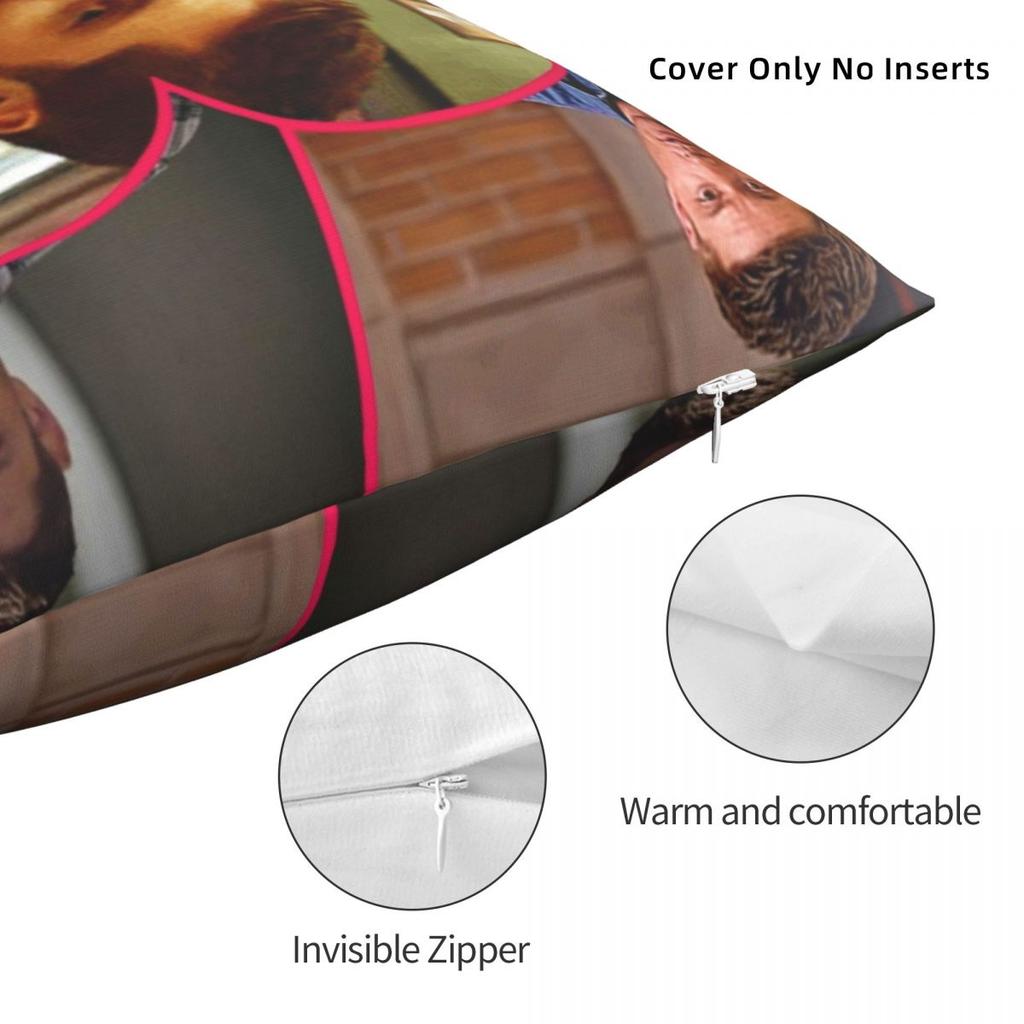 Dean Winchester Square Pillowcase Polyester Linen Velvet Creative Zip Decor Home Cushion Case