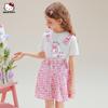 Одежда My Melody для девочек, Летний наряд 2025 Новый милый стиль, Комплект из двух предметов для детей постарше, Детская летняя одежда