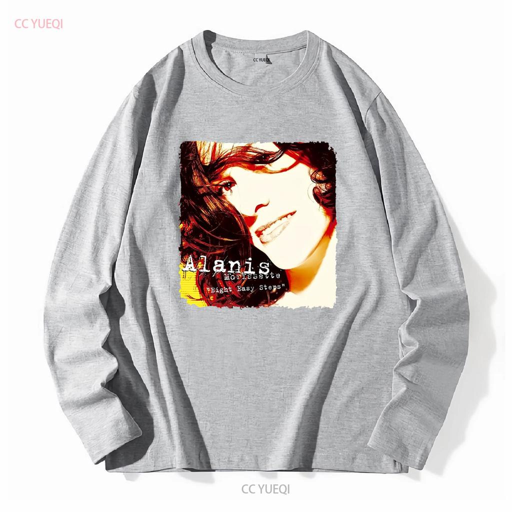 Alanis Morissette T Shirt 2024 Eight Easy Steps Single Lyrics and Tracklist The Triple Moon Tour long or short sleeves vintage