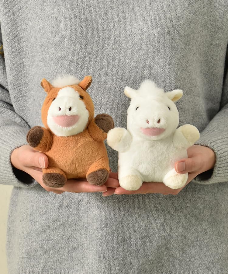 Плюшевая игрушка «Лошадь Поча» из Зодиака от Naito Design Institute, Коричневая, 2026, Год Лошади, Новый год, Эра Рэйва 8