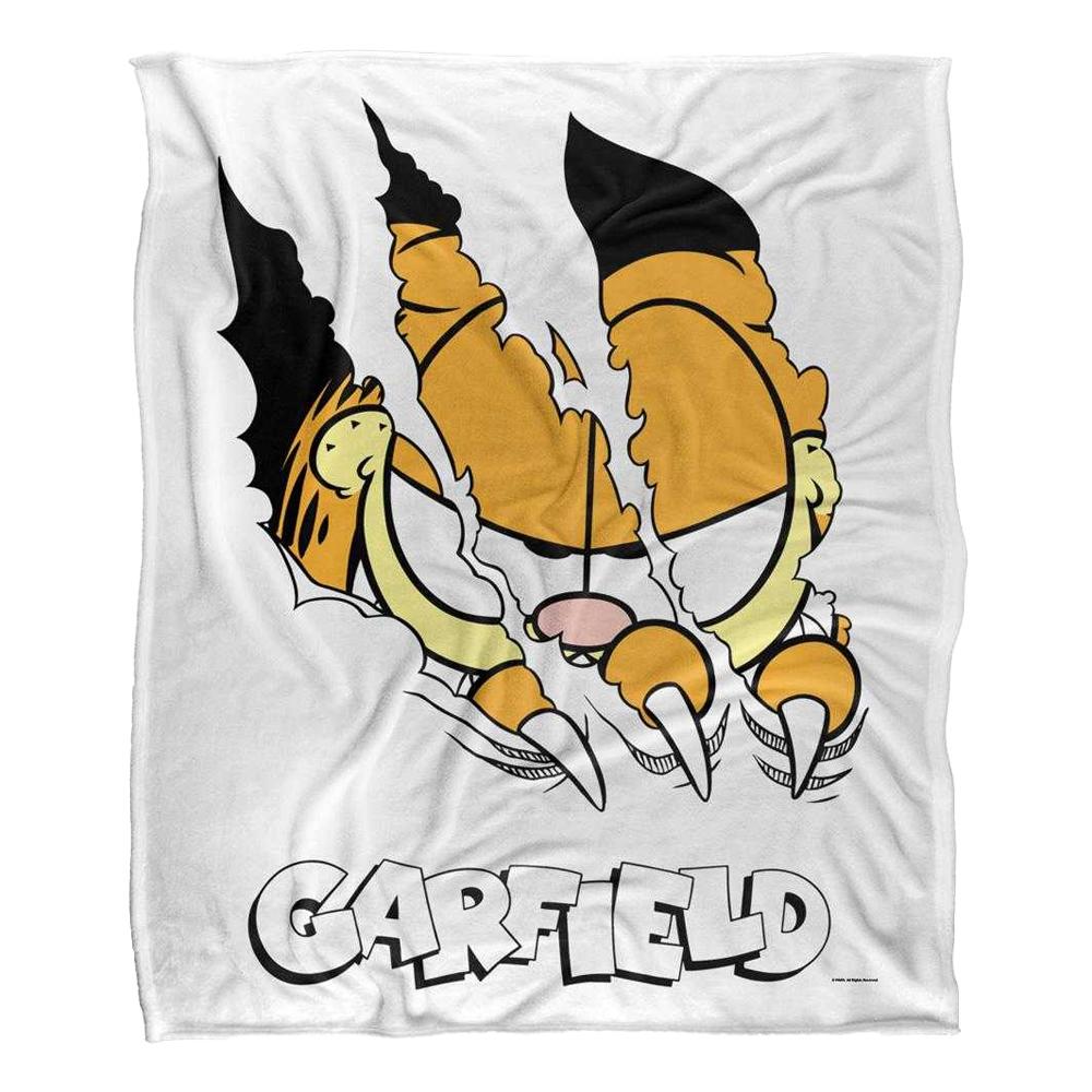 Garfield Silky Torn Supersoft Blanket