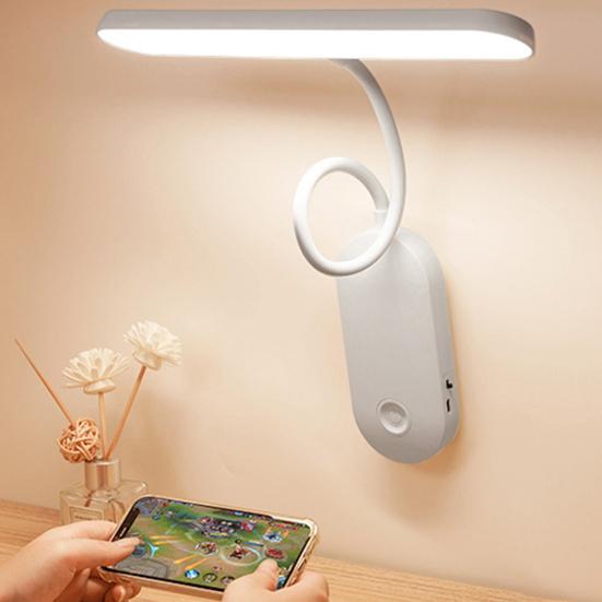 1 комплект светодиодных ламп для чтения с регулируемой цветовой температурой, диммируемым пультом дистанционного управления, без мерцания, гибкий шланг, светодиодная настольная лампа без синего света