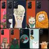 Cartoon Cats Phone Case For Redmi Note 13 Pro 5G Plus 12 12C 10 10A 10C 9 9A 9C 9T 8 8A K60 K70 Pro Xiaomi Cover 7 7A 6 6A Shell