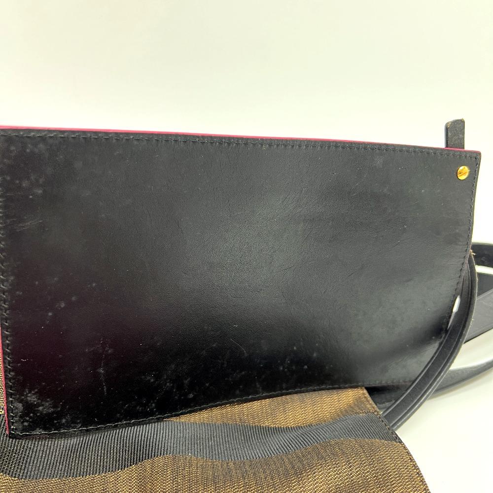Fendi 8BH252 С карманом Логотип Пекан Сумка-тоут Сумка через плечо Сумка