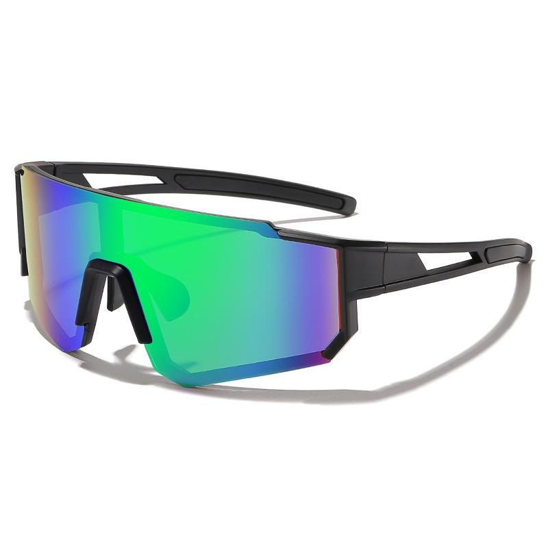 New outdoor cycling glasses, one-piece bicycle windshield sunglasses, European and American sports sunglasses