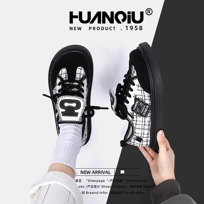 Global fashion niche board shoes women's 2025 spring new versatile, lightweight and wear-resistant platform sports shoes ZHQ5558