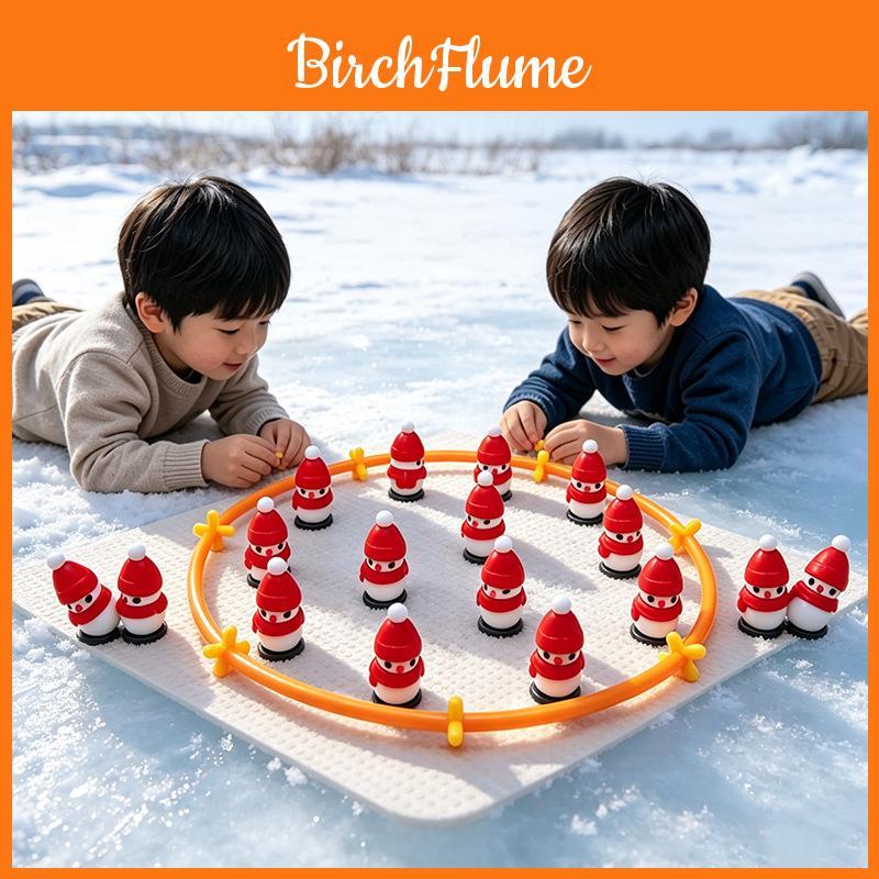 Christmas Figurines Magnetic Chess Game With Portable Design For Family Fun And Parentchild Interaction