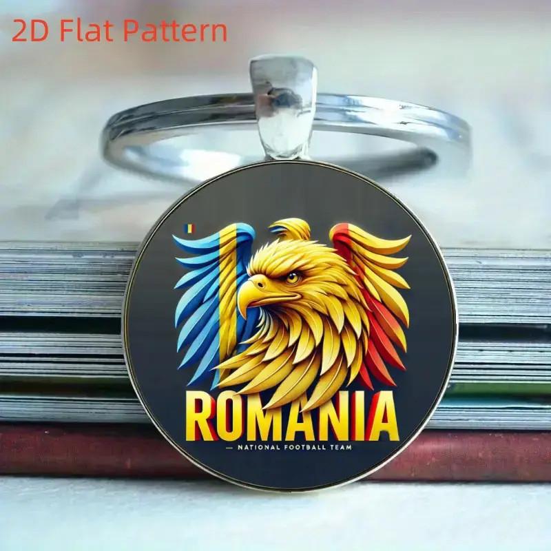 Eagle Themed Zinc Alloy Keyring With Stylish European Style For Home Use