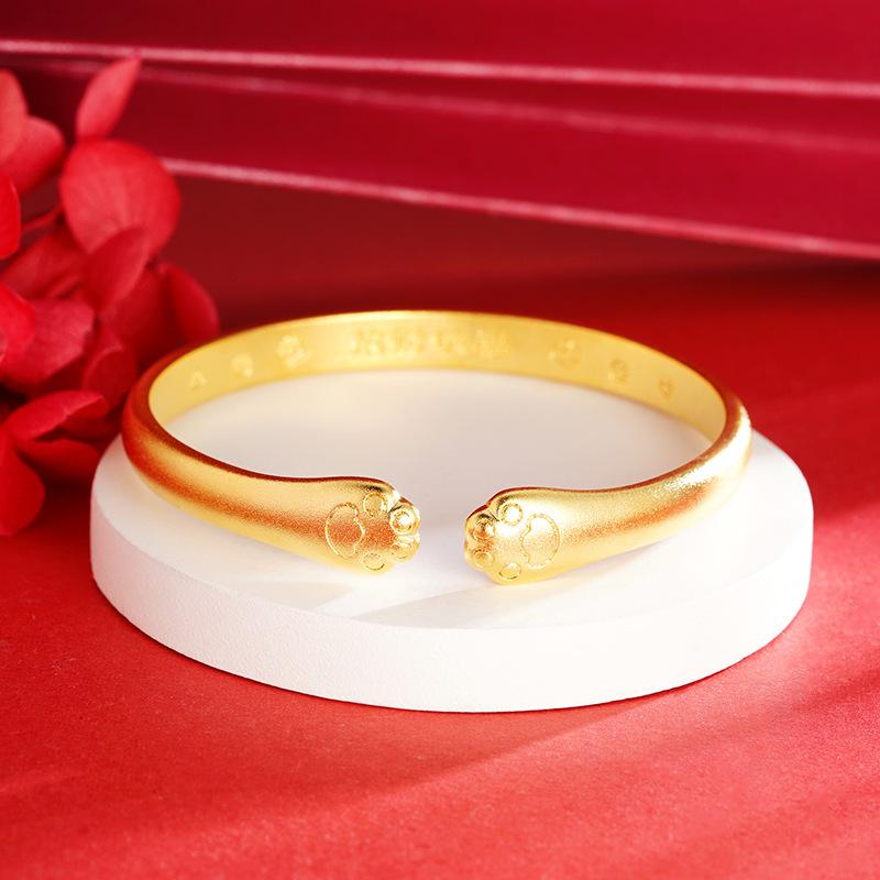 Cute Pet Cat Paw Women's High-end Niche Imitation Cute Cat Paw Accessories New Bracelet