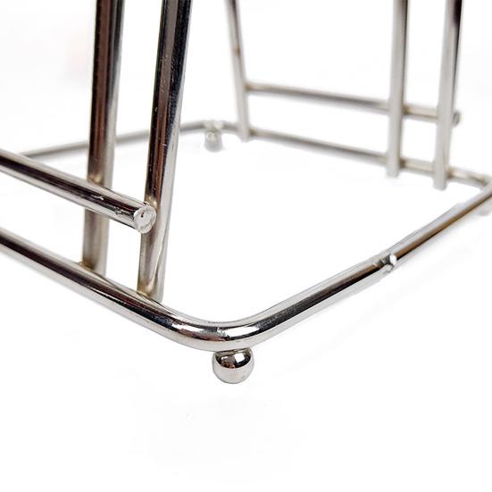 Органайзер для разделочной доски. Высокопрочная органайзер для кладовой. Подставка для разделочной доски из нержавеющей стали квадратной формы.