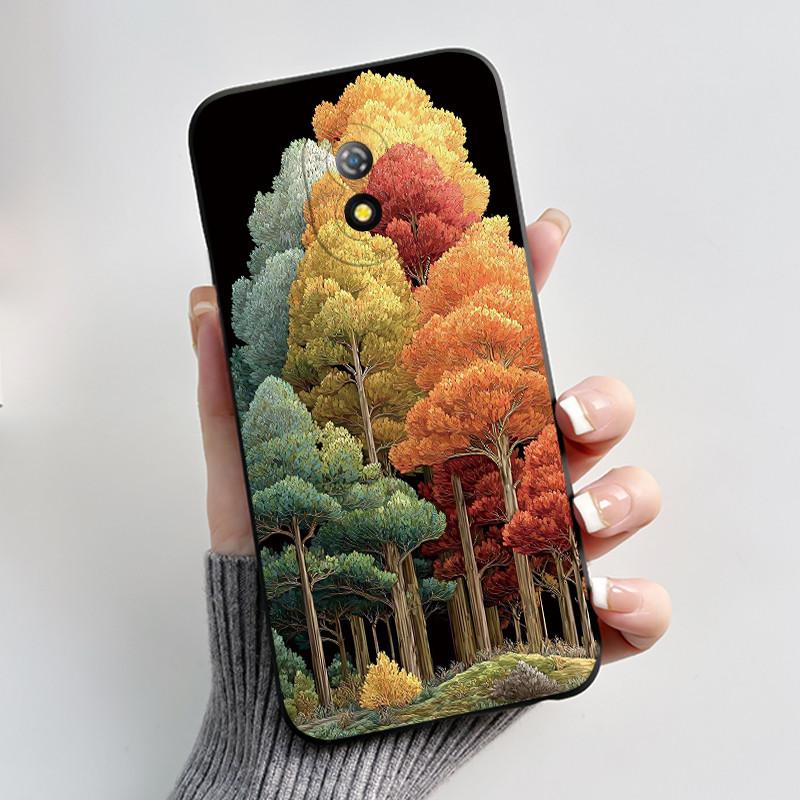 Case For Itel A16/A16 Plus/A23/Itel Alpha Lite Anime Style Bumper Soft Silicone Jelly Black Case Trendy Painted Shockproof Cover