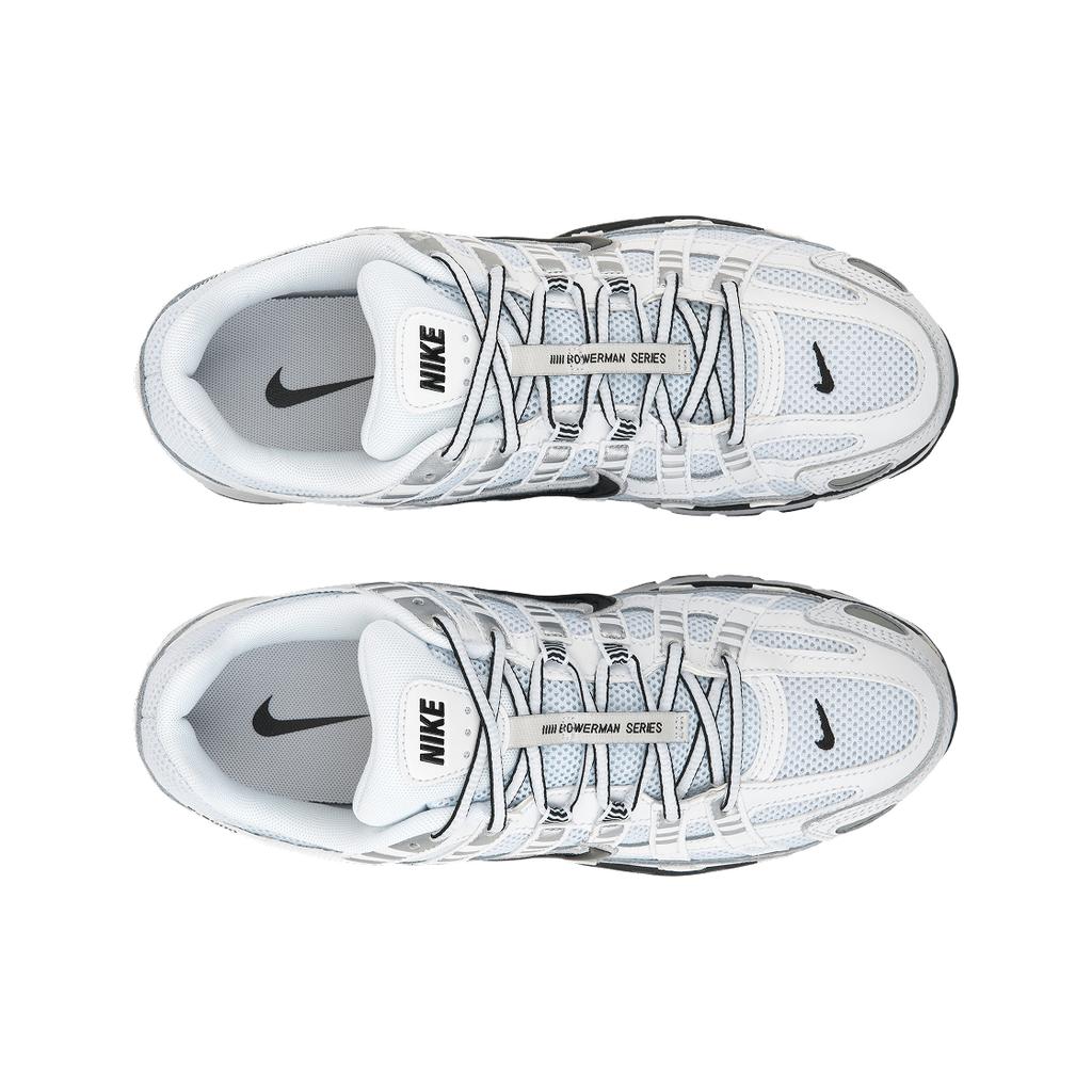 Nike P-6000 Белый Металлик Серебристо-Черный Мужские Кроссовки CD6404-107