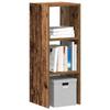 VidaXL Stackable Bookcase Old Wood 30x30x80 Cm Engineered Wood, Shelf, Bookshelf, Book Holder, Cabinet 858817
