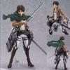35cm Attack On Titan Anime Figure Levi Ackmen Action Figure Shingeki No Kyojin Ackmen Figurine Eren Mikasa Ackerman Figure Doll