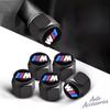 DKHN5 5Pcs Metal Car Wheel Tire Valve Cap Stem Case Cover For BMW M Power E46 E90 E60 F30 F10 M5 X2 X3 X5 X4 X6 X7 G30 G20 Accessories