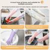 Waterproof Dishwashing Gloves Thickened Scrubbing Gloves Multi-functional Kitchen Gloves  Gardening