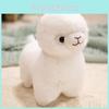 Cartoon Glowing Colored Alpaca Plush Toy Kids Doll Birthday Gift Decoration Home