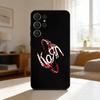 Band K-Korn Phone Case For Samsung S26,S25,24,23,22,30,21,10,9,Ultra,Plus,Lite,Black Soft Case