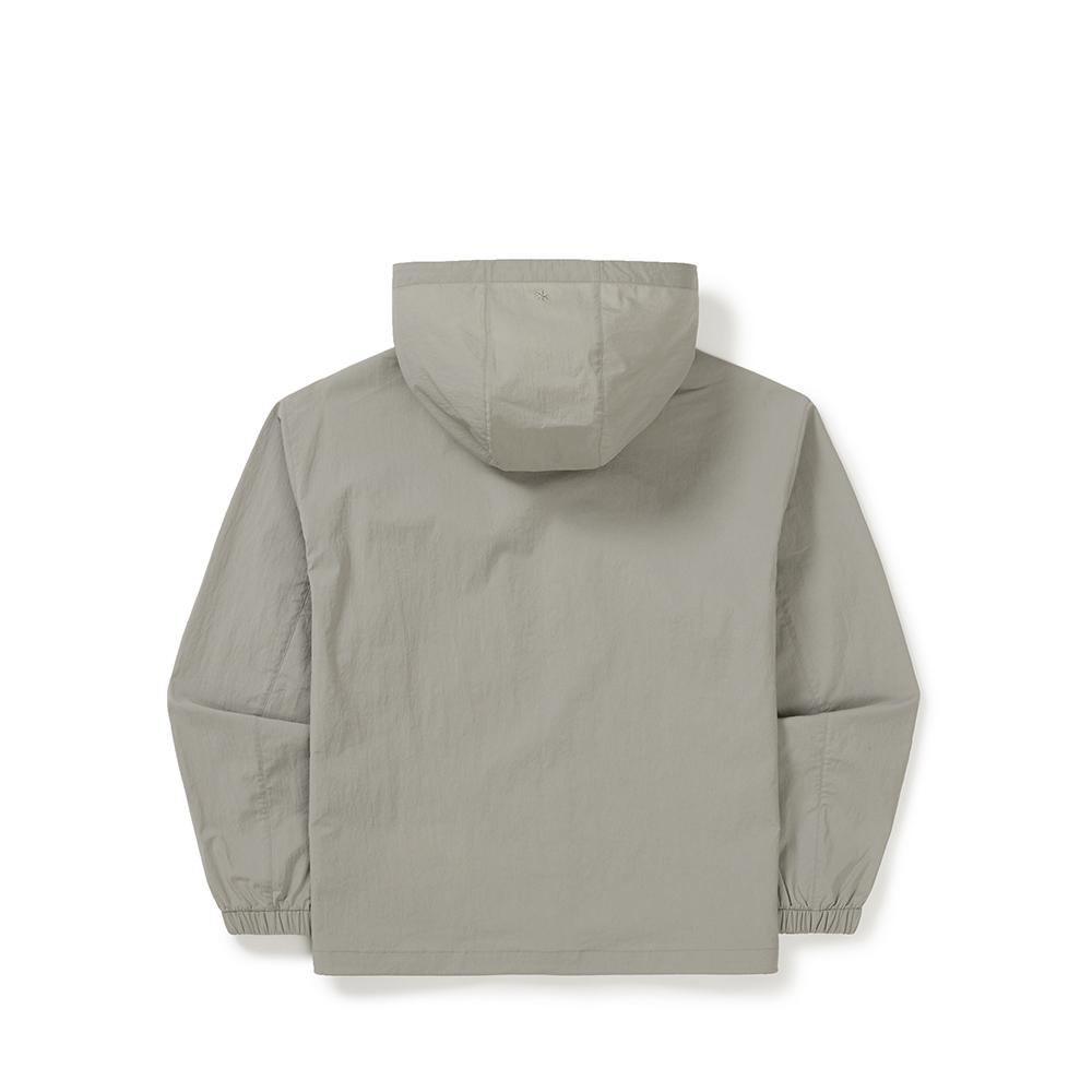 [Snowpeak] Root Women's Pocket Windbreaker Fog Gray (S25MWRWB61)