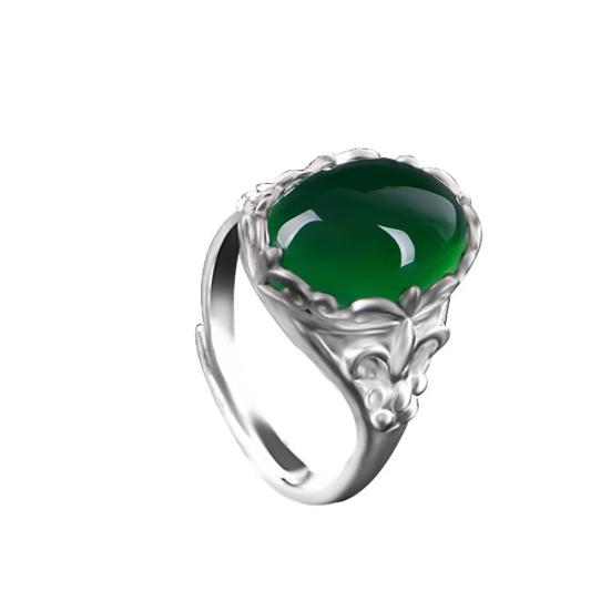 Женское винтажное искусственное свадебное изумрудное кольцо с драгоценным камнем, обручальное ювелирное изделие, подарки