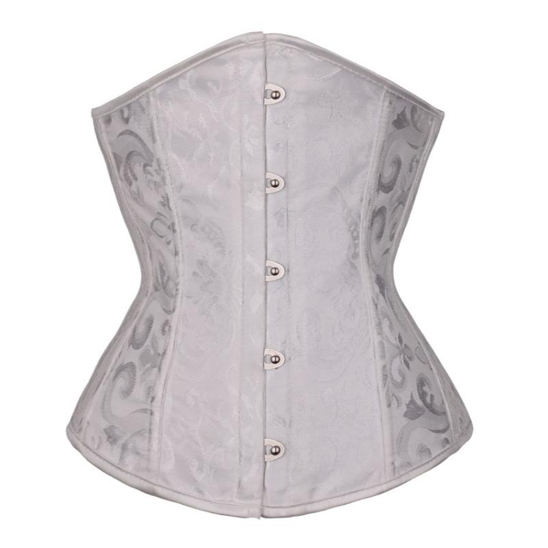 Underbust Corset Floral Push Up Boned Bustier Gothique Korsett For Women Front Busk Gorset Korse Sexy Women Gothic Corset