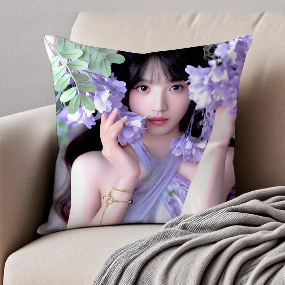 Cute and beautiful TTian Xiwei Cushion Cover Pillowcase Antidustmite Invisible Zipper Short Plush Sofa Cushion