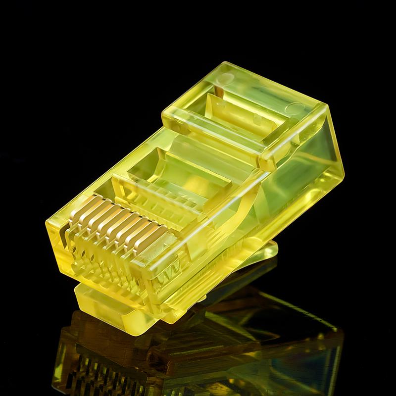Экранированный разъем RJ45 Cat 6A/5E для гигабитной сети, широкополосного доступа и телефона