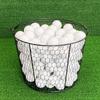 Metal Wire Golf Ball Holder Premium Lightweight Bucket Basket Container for