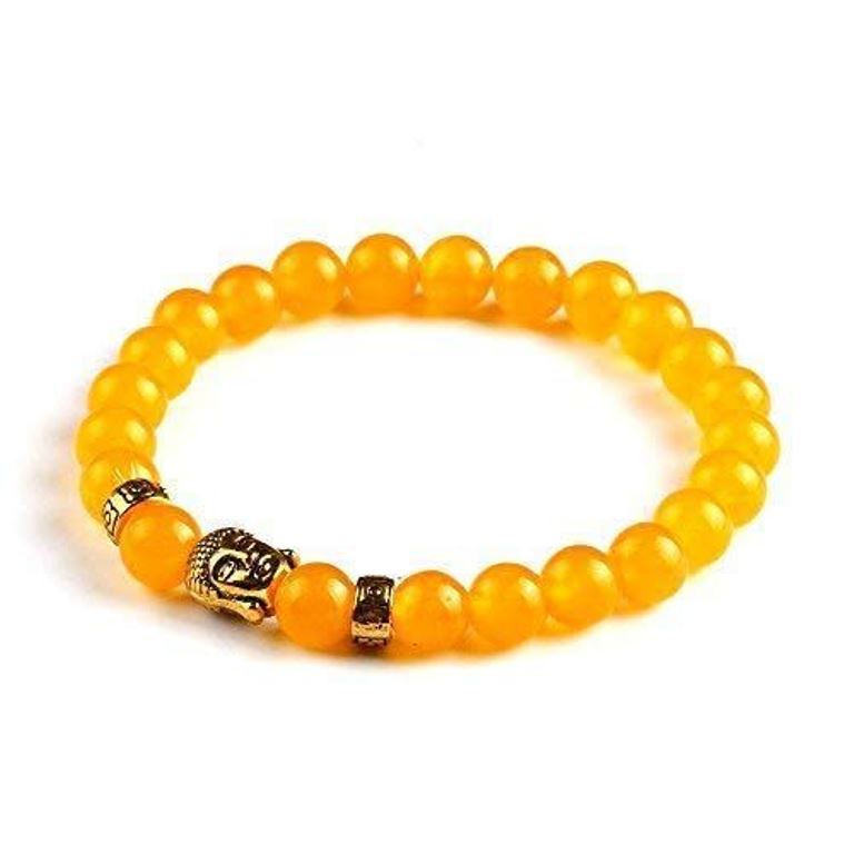 Hot And Bold Reiki Feng-Shui Crystal Natural Semi Precious Gem Stone Beads Hand Bracelet