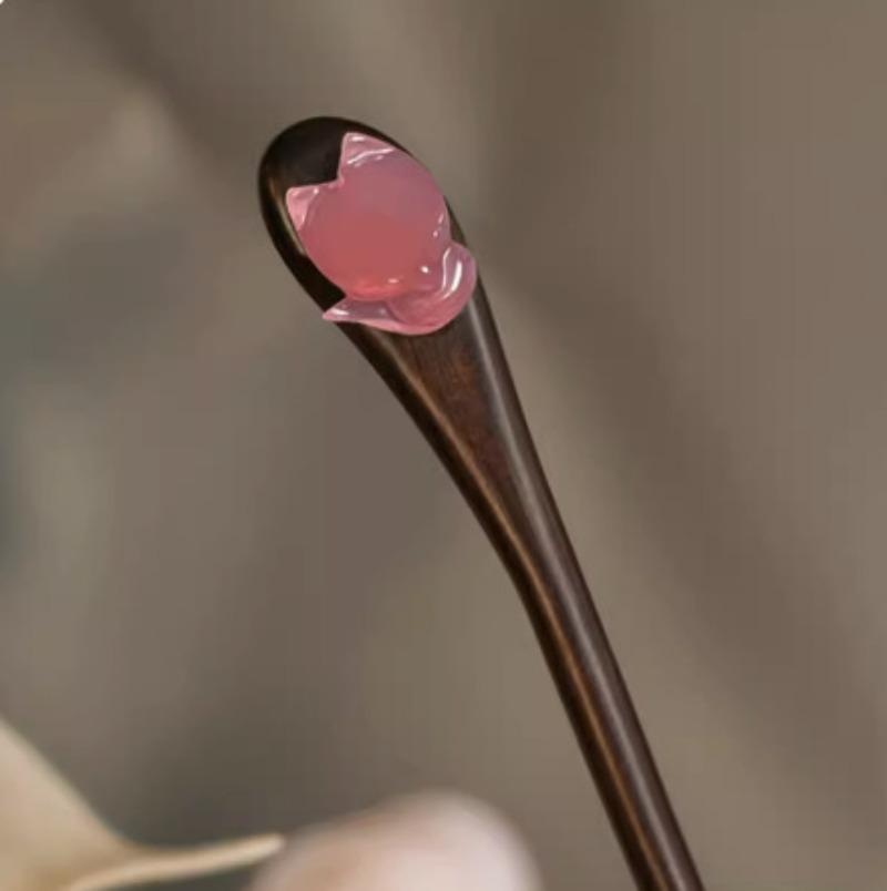 Ручная работа из лисы, винтажные женские палочки для волос в китайском стиле, модные аксессуары для длинных волос для девочек