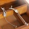 Alloy Long Wing Earrings Featuring Stylish Studs Ideal for Gift Giving and Fashion Sets