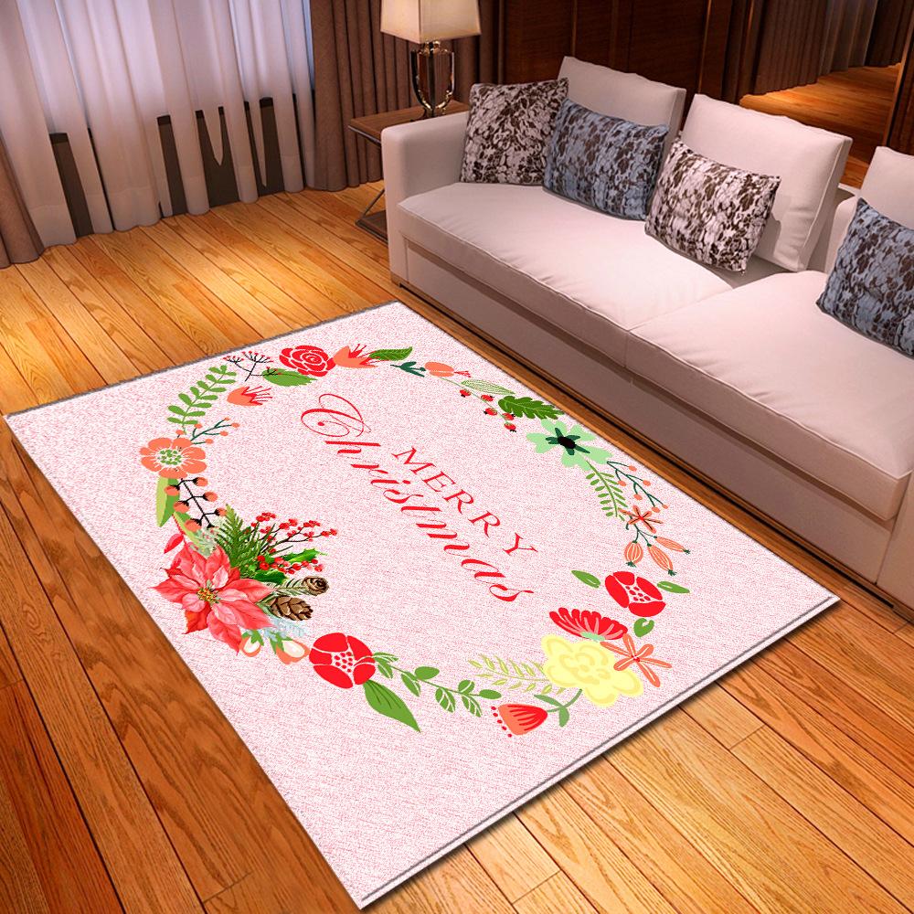 Christmas Living Room Floor Mat Bedroom Dining Room Carpet Carpet Doormat