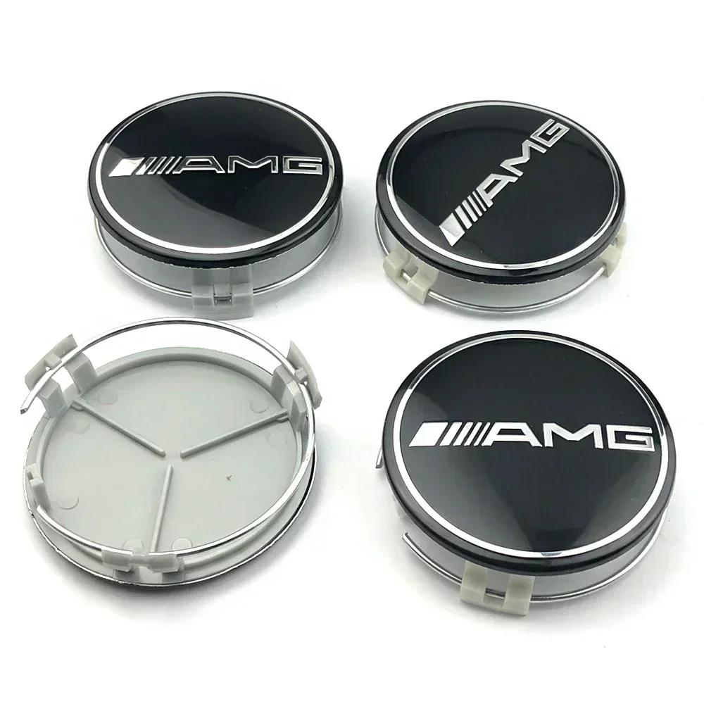 Колпачок ступицы колеса Mercedes Benz 4 шт 75 мм Колпак для Mercedes AMG Яблоня B w204 w211 w205 W212 w203 w213 w124 автомобильные аксессуары