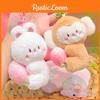 Rabbit Cute Monkey Plush Keychain Stretchable Design Children Collectors Gift