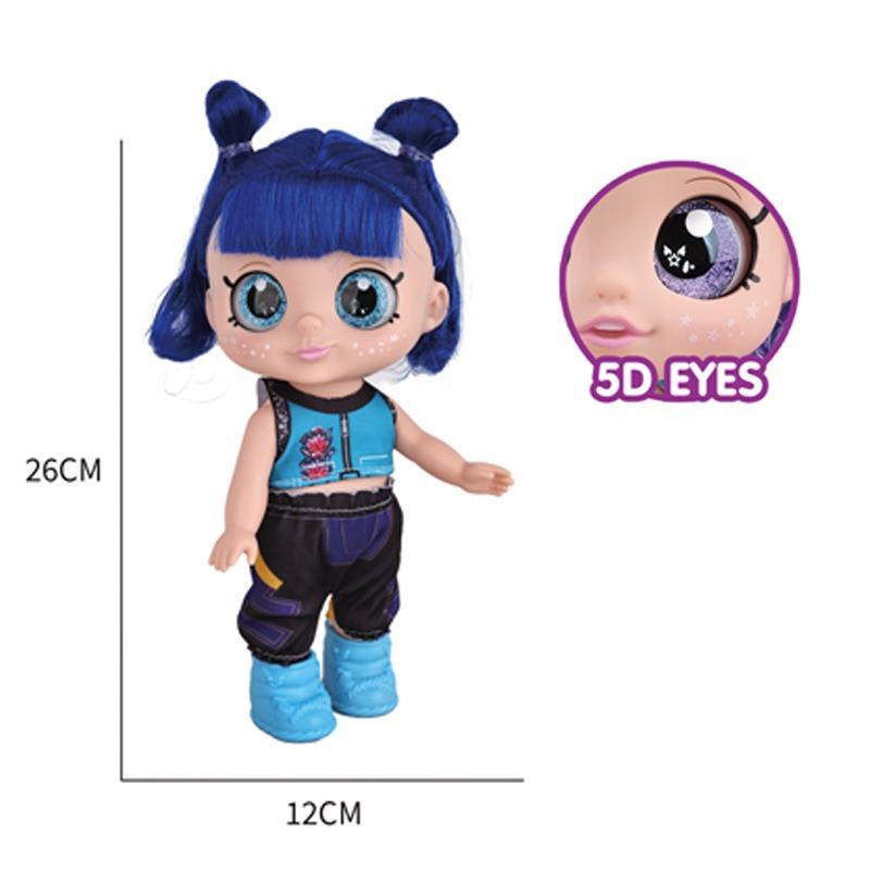In , The New Witch-Hunting Doll 5D Eye Witch-Hunting Doll Blue Tiger Doll Handmade Doll Toy