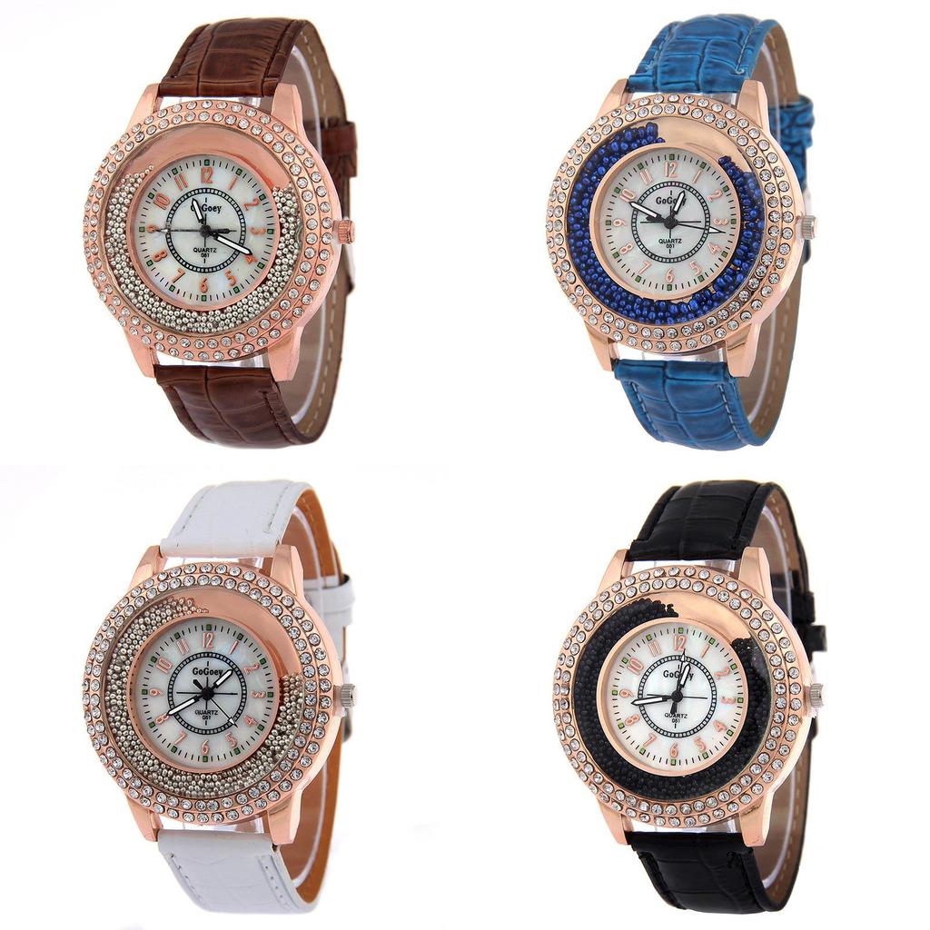 Stylish Ladies' Watch With Mineral Glass Face And Sleek Stainless Steel Buckle